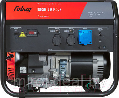 Бензиновый генератор Fubag BS 6600 - фото 2 - id-p216323167