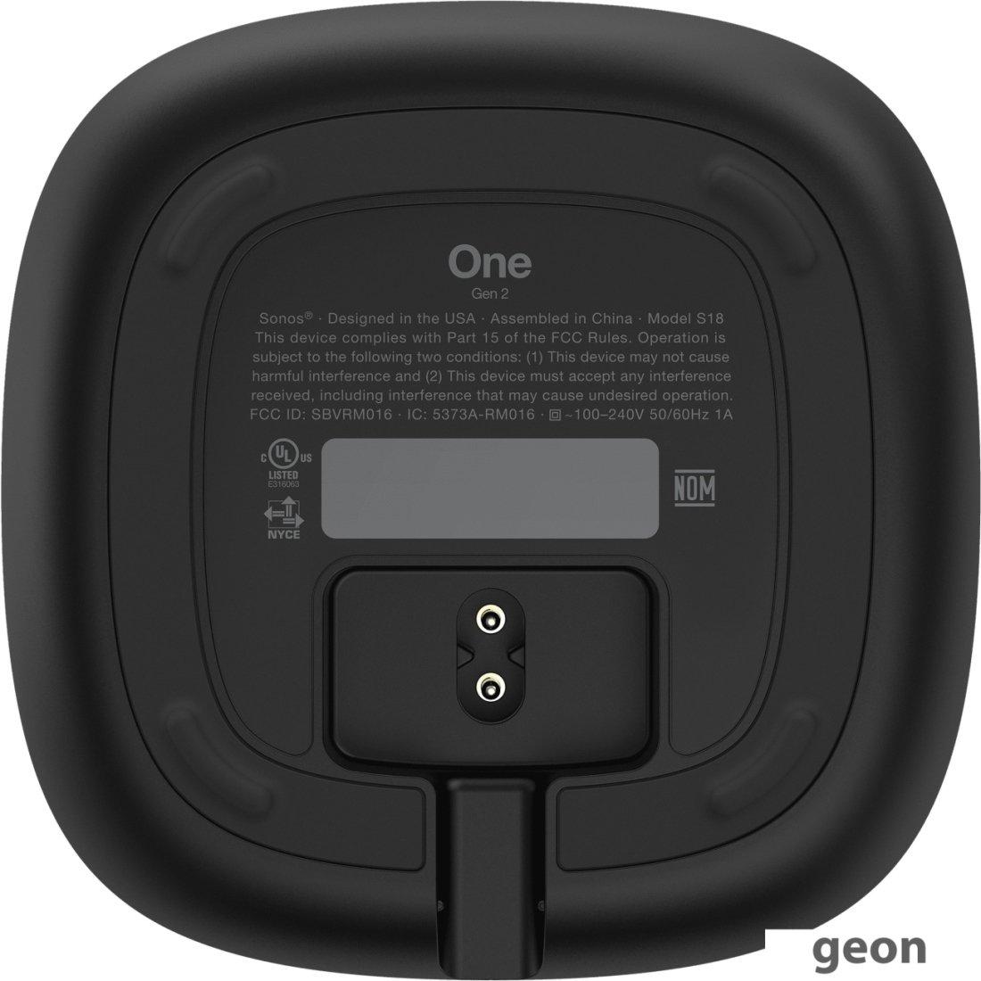 Умная колонка Sonos One Gen 2 (черный) - фото 3 - id-p216318476