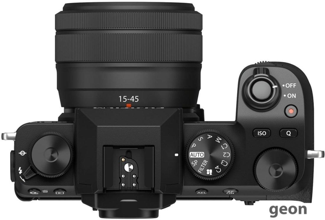 Беззеркальный фотоаппарат Fujifilm X-S10 Kit 15-45mm (черный) - фото 3 - id-p216314570