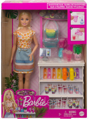 Кукла с аксессуарами Barbie Готовим смузи / GRN75 - фото 2 - id-p216323970