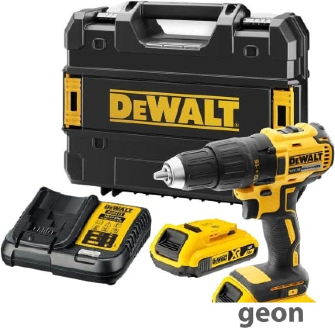 Дрель-шуруповерт DeWalt DCD777D2T-QW (с 2-мя АКБ, кейс) - фото 1 - id-p216317684