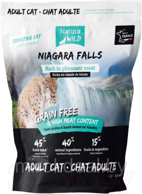 Сухой корм для кошек Natura Wild Cat Niagara Falls с фазаном / 585161 - фото 1 - id-p216327115