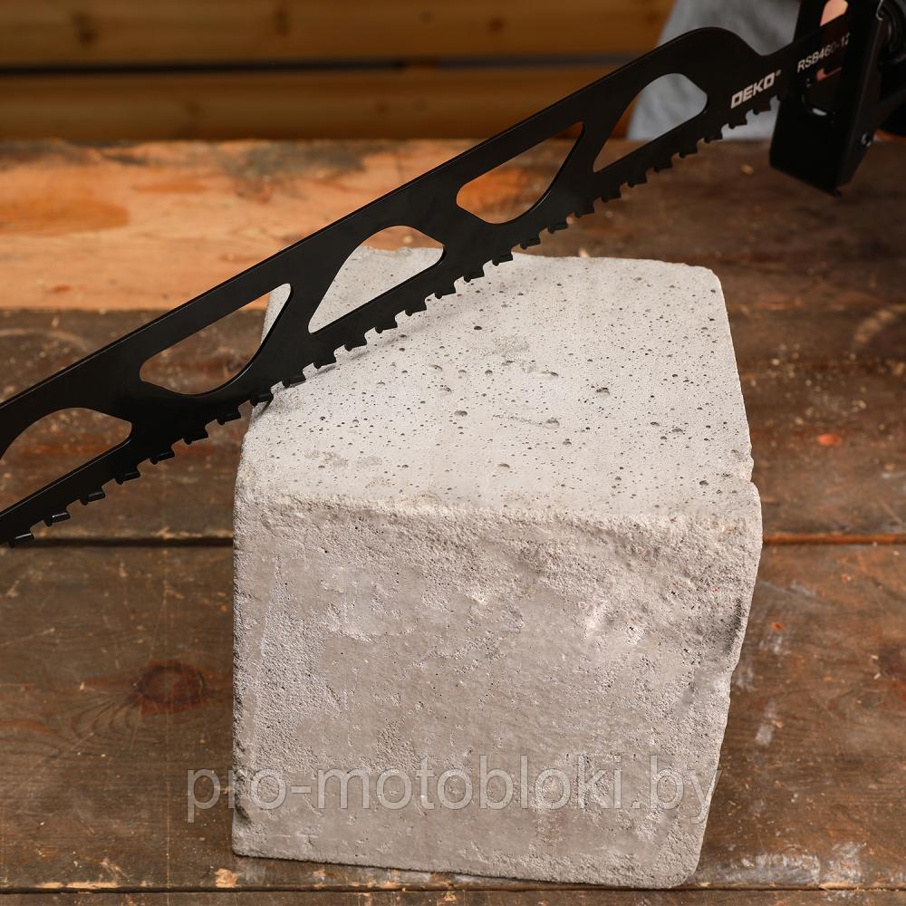 Полотно для сабельной пилы 460х2,5 мм по бетону DEKO RSB460-12 - фото 7 - id-p216330712