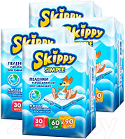 Набор пеленок одноразовых детских Skippy Simple Waterproof 60x90