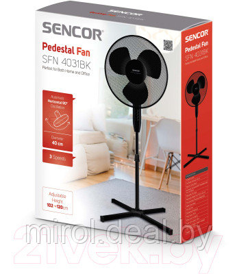 Вентилятор Sencor SFN 4031BK - фото 2 - id-p216329343