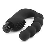 Анальные шарики с вибрацией и стимулятором промежности Beads Stimulator, фото 3
