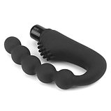 Анальные шарики с вибрацией и стимулятором промежности Beads Stimulator, фото 4