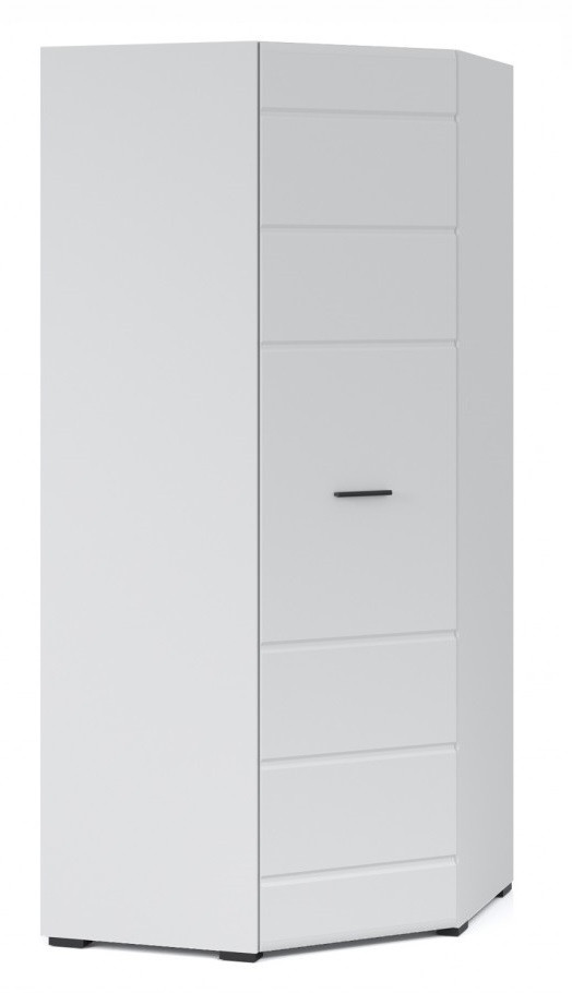 Угловой шкаф Йорк для спальни Белый/белый глянец фабрика Империал - фото 1 - id-p137008954