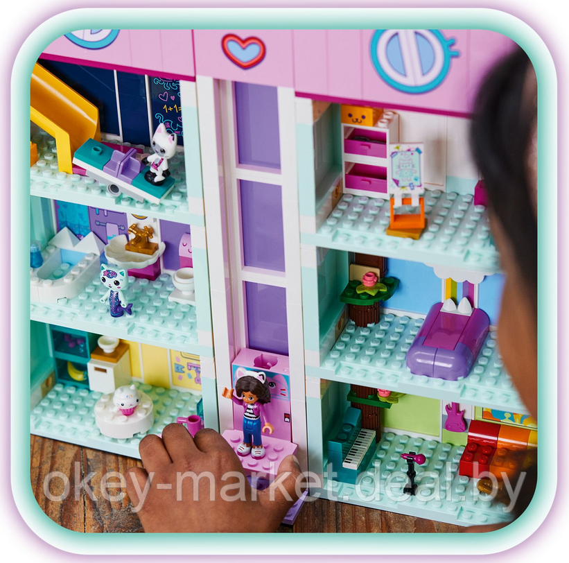 Конструктор LEGO Gabby's Dollhouse Кукольный домик Габби 10788 - фото 7 - id-p216340237