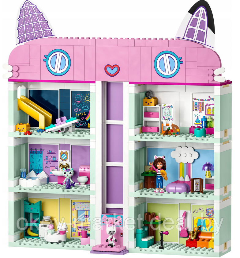 Конструктор LEGO Gabby's Dollhouse Кукольный домик Габби 10788 - фото 9 - id-p216340237
