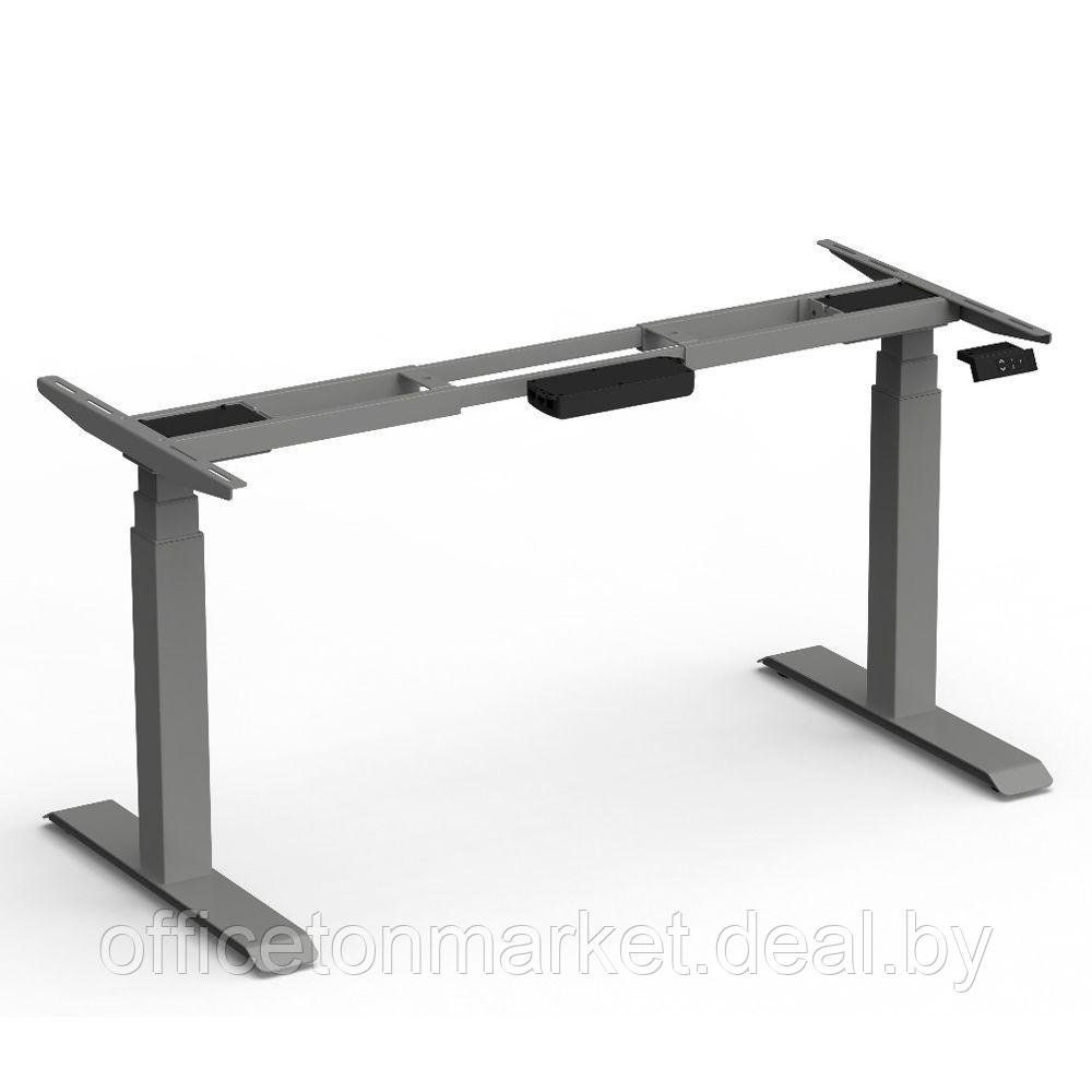 Каркас стола с электроприводом двухмоторный с Bluetooth AOKE "AK2YJYT-YDZF3-HE.AL", серый - фото 1 - id-p216331048