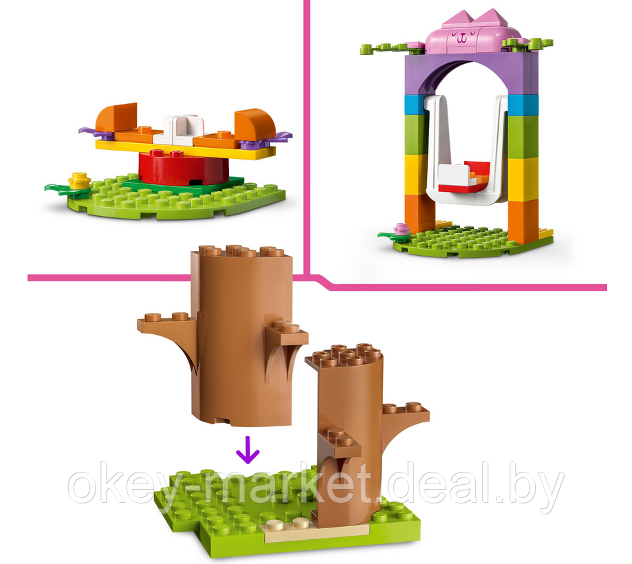 Конструктор LEGO Gabby's Dollhouse Вечеринка в саду Китти Феи - фото 4 - id-p216340407