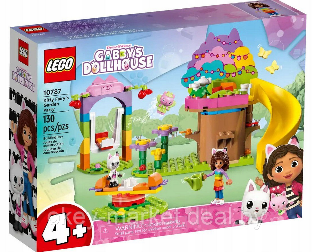 Конструктор LEGO Gabby's Dollhouse Вечеринка в саду Китти Феи - фото 1 - id-p216340407