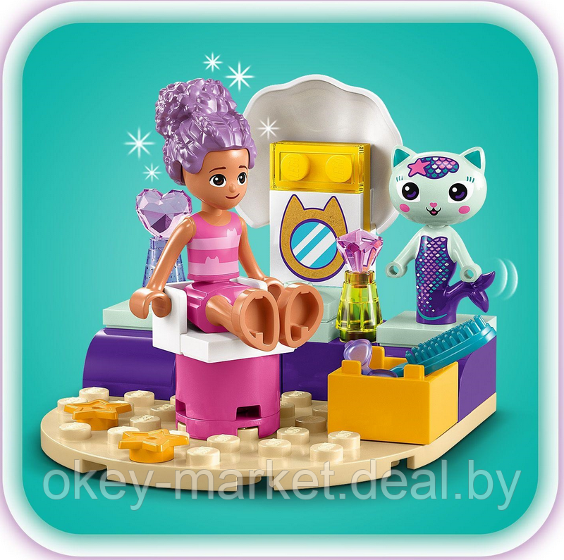 Конструктор LEGO Gabby's Dollhouse Корабль и спа Габби и МерКэта 10786 - фото 9 - id-p216340411