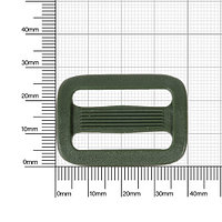 Пряжка 25 мм 2-х щелевая ДЩ25 хаки ацеталь (Б)