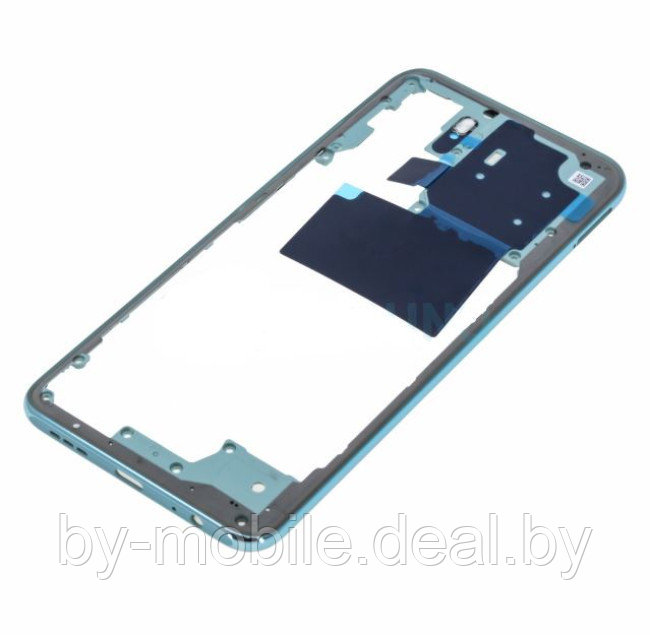 Средняя часть корпуса Xiaomi Redmi Note 10s (голубой) - фото 1 - id-p216343905