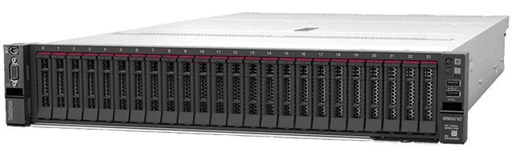 Сервер Lenovo ThinkSystem SR650 V2 Rack 2U,Xeon 6342 24C(2.8GHz/36MB/230W),1x32GB/3200MHz/2Rx4/RDIMM(upto32),8