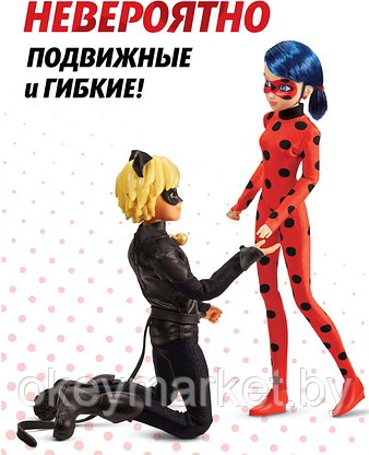 Оригинальный Набор из 2-х кукол Miraculous Леди Баг и Супер-кот 50365, фото 2