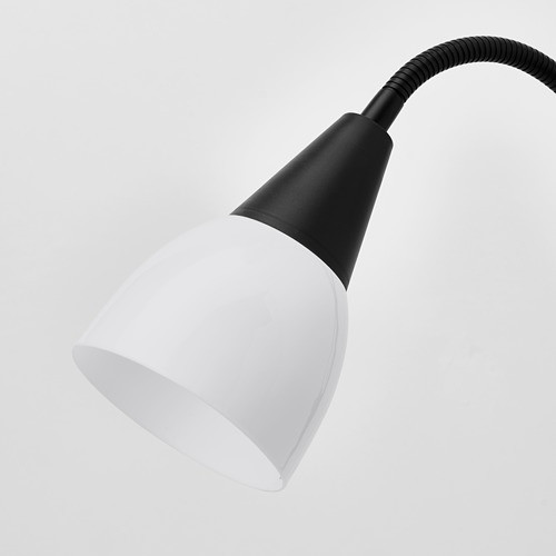 IKEA/ ТОГАРП Торшер/лампа для чтения, черный/белый - фото 4 - id-p165105207