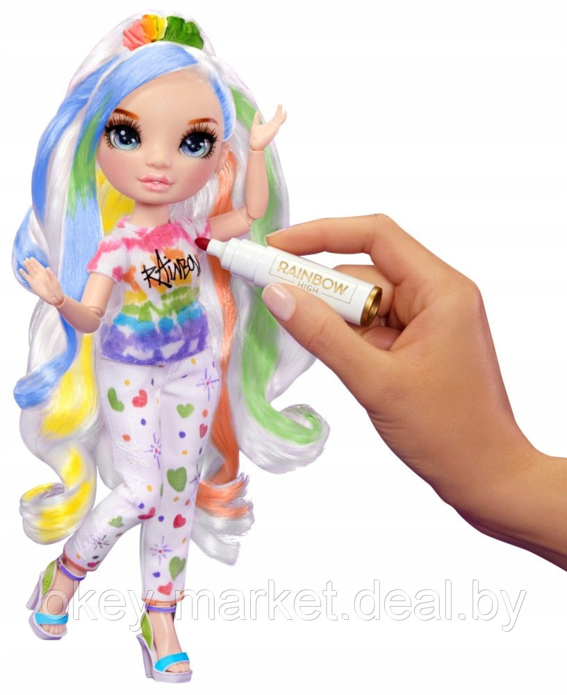 Кукла Rainbow High с голубыми глазами серия Color & Create - фото 9 - id-p216362223