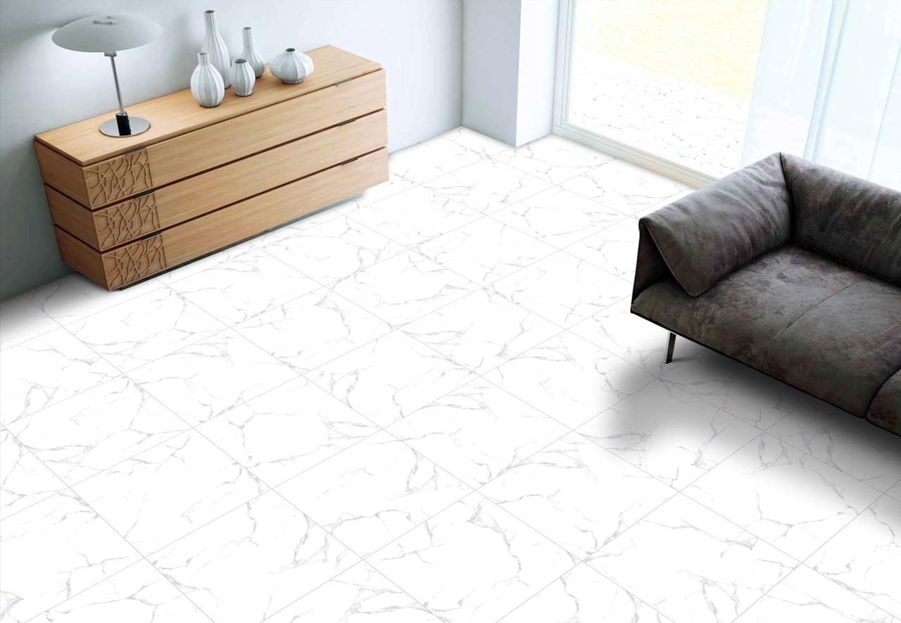 600*600*9 Gres White marble matt (4/1,44) - фото 6 - id-p216362386