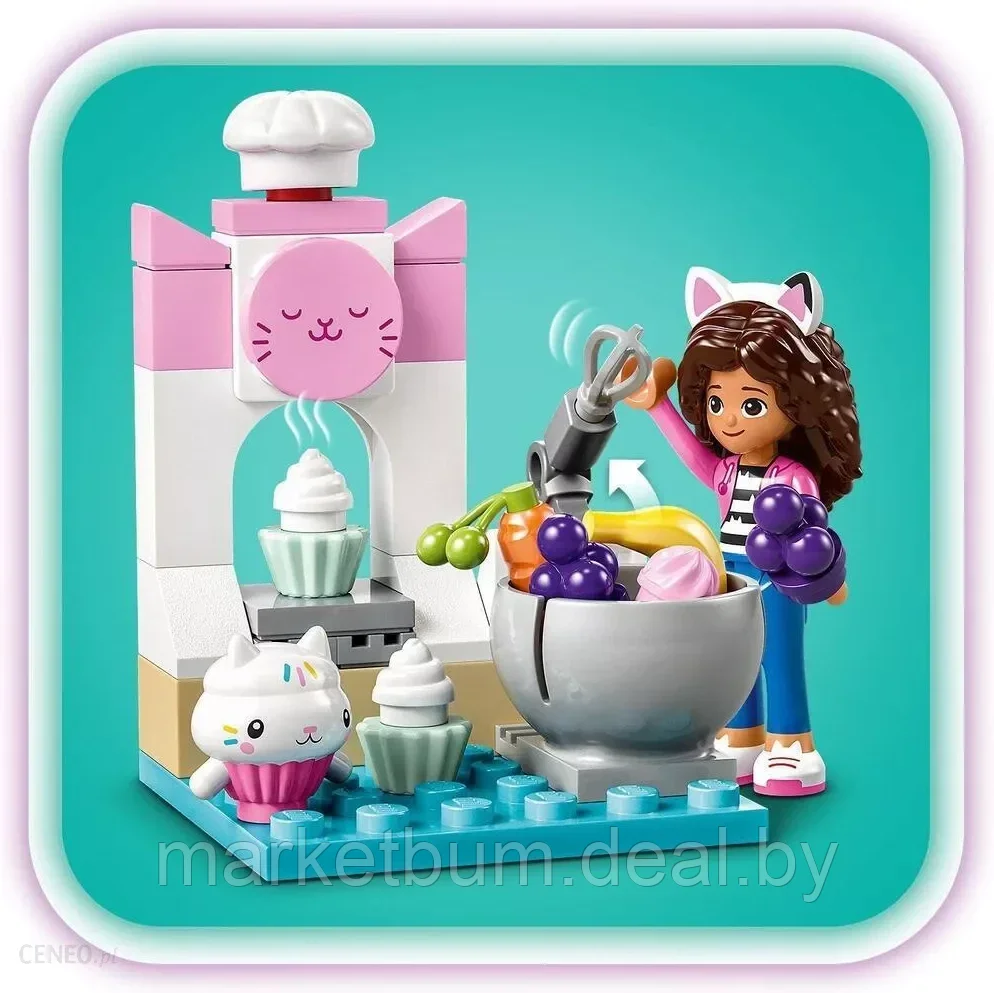 Конструктор LEGO кошачий домик Габи 10785, Пекарня с веселыми тортами. - фото 6 - id-p216145157