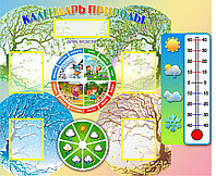Стенд "Календарь природы" (размер 61*50 см)