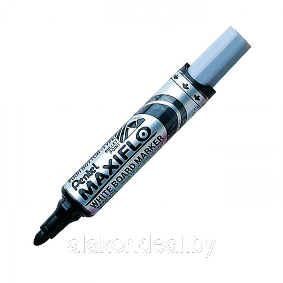 Маркер для доски Pentel "Maxiflo", 3мм. черный - фото 1 - id-p216362629