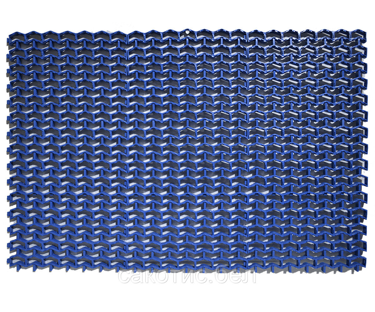Грязезащитный модульный коврик из ПВХ "Пила мини" 82х58 см (Высота 8.5 мм) любой цвет - фото 1 - id-p118732858