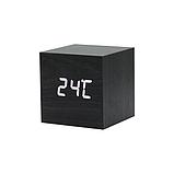 Настольные часы с термометром Куб  для нанесения логотипа, фото 4
