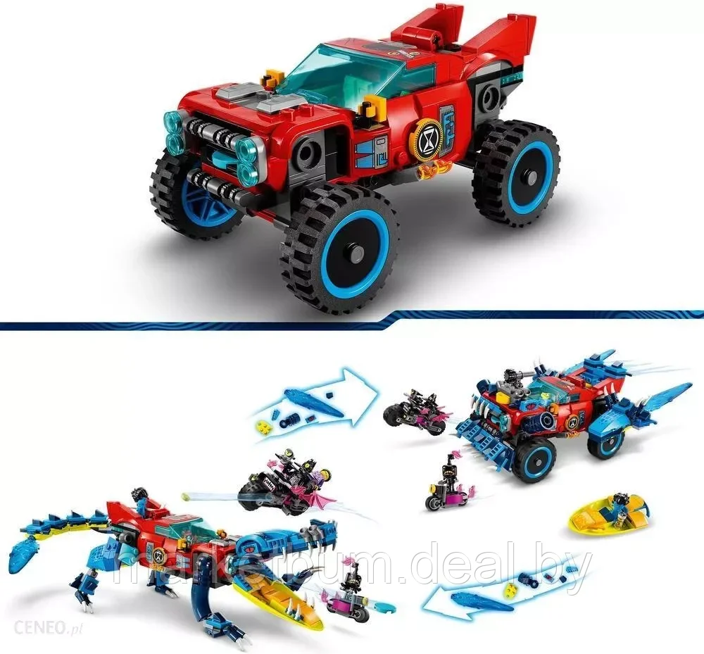 Конструктор LEGO DREAMZzz 71458, Машинка-крокодил - фото 6 - id-p216363640