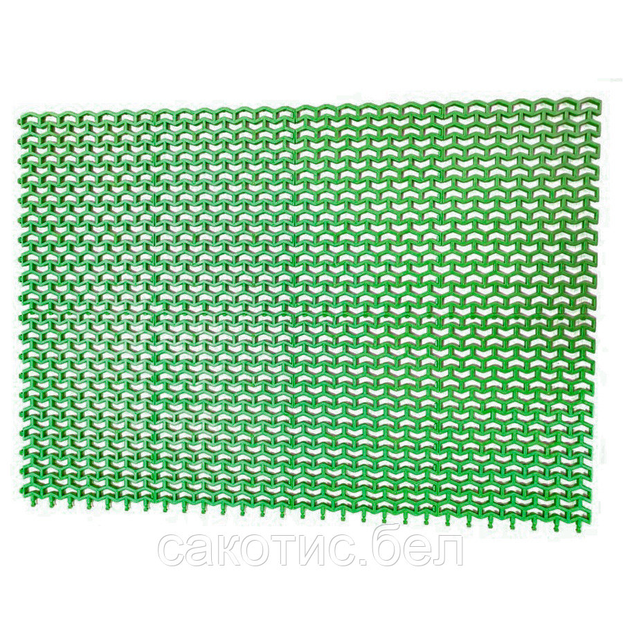 Грязезащитный модульный коврик из ПВХ "Пила" 61х43см (Высота 10 мм) любой цвет - фото 2 - id-p216363713
