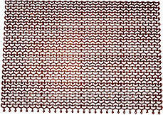 Грязезащитный модульный коврик из ПВХ "Пила"  82х58см (Высота 10 мм) любой цвет, фото 2