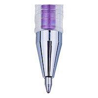 Ручка гелевая Crown "Hi-Jell Metallic" (0,7мм, металлик) (розовая)
