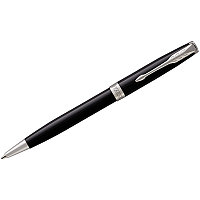 Ручка шариковая Parker Sonnet Black Lacquer CT черная, 1,0мм