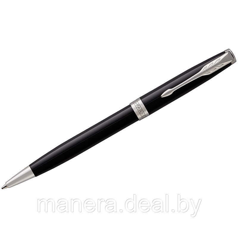 Ручка шариковая Parker Sonnet Black Lacquer CT черная, 1,0мм - фото 1 - id-p136265733