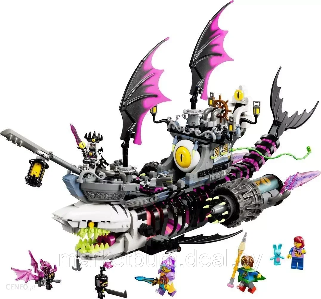 Конструктор LEGO DREAMZzz 71469, Кошмарная акула - фото 7 - id-p216364091