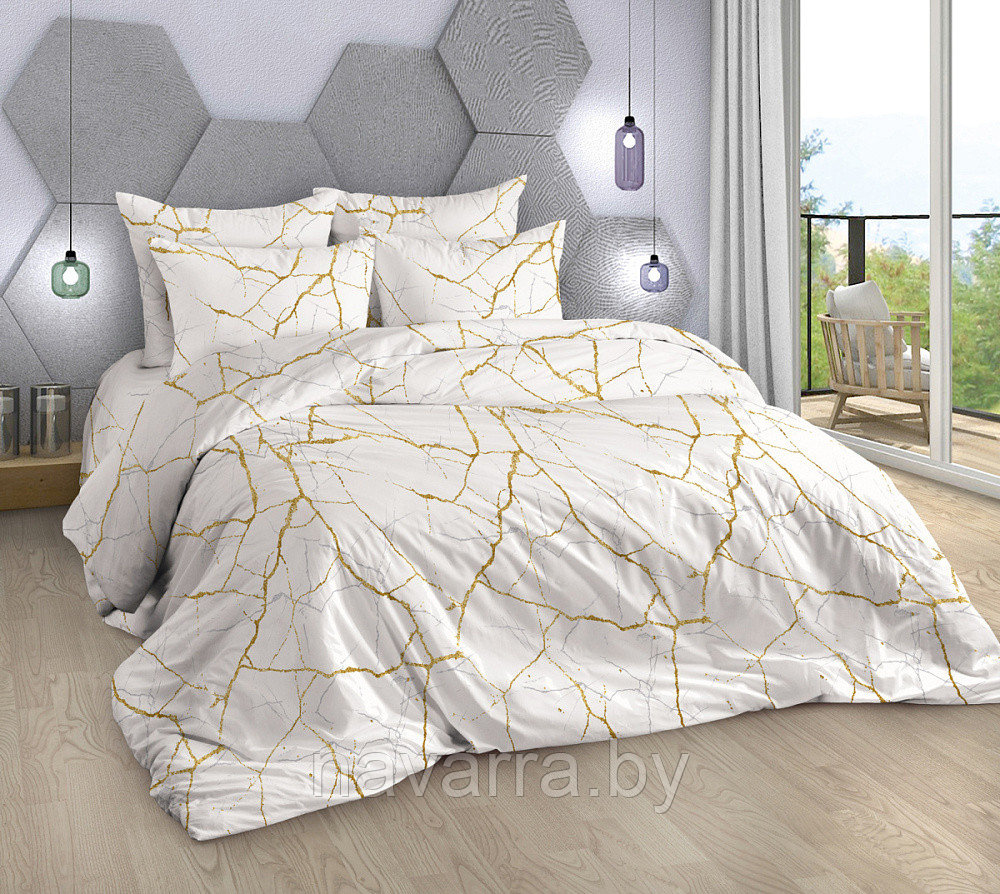 Ткань для постельного белья Поплин "Мрамор" - фото 1 - id-p216364593