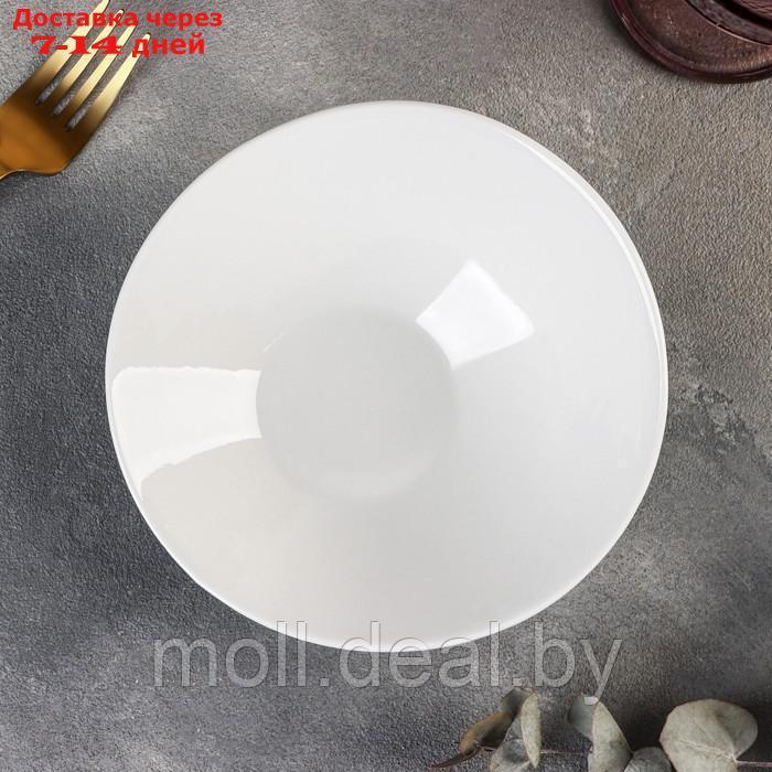 Салатник фарфоровый White Label, 300 мл, 16,4×16×7 см, цвет белый - фото 2 - id-p215260037