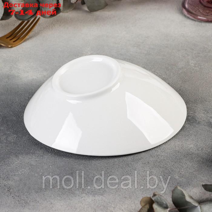 Салатник фарфоровый White Label, 300 мл, 16,4×16×7 см, цвет белый - фото 3 - id-p215260037