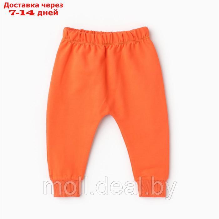 Комплект для мальчика (лонгслив,брюки), цвет оранжевый, рост 86 см - фото 5 - id-p216355010