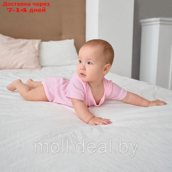 Боди детский MINAKU, цвет розовый, рост 62-68 см - фото 5 - id-p216348670