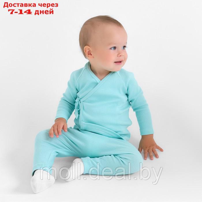 Комплект детский (кофта и штаны) MINAKU, цвет голубой, рост 86-92 см - фото 3 - id-p216355242