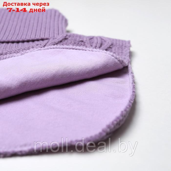 Манишка для девочки, цвет сиреневый, размер 50-52 - фото 2 - id-p216355267