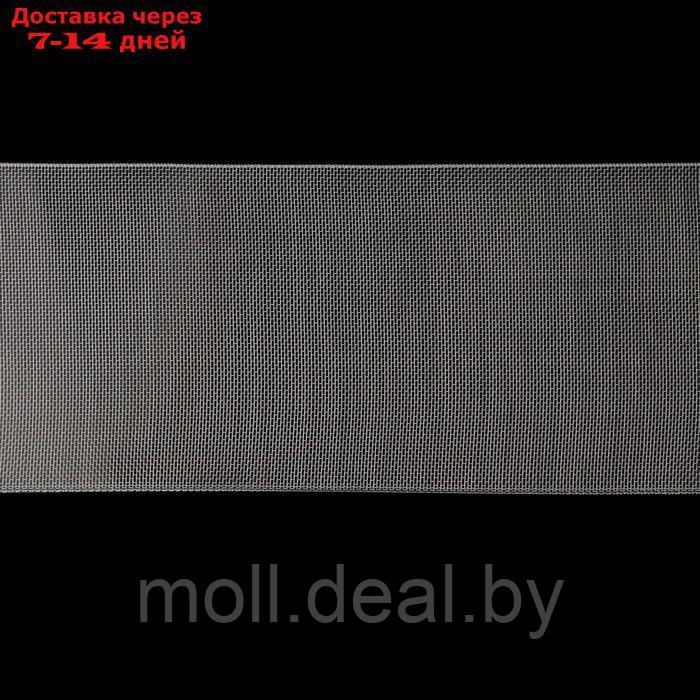 Шторная лента, 10 см, 50 ± 1 м, цвет прозрачный - фото 1 - id-p216354329