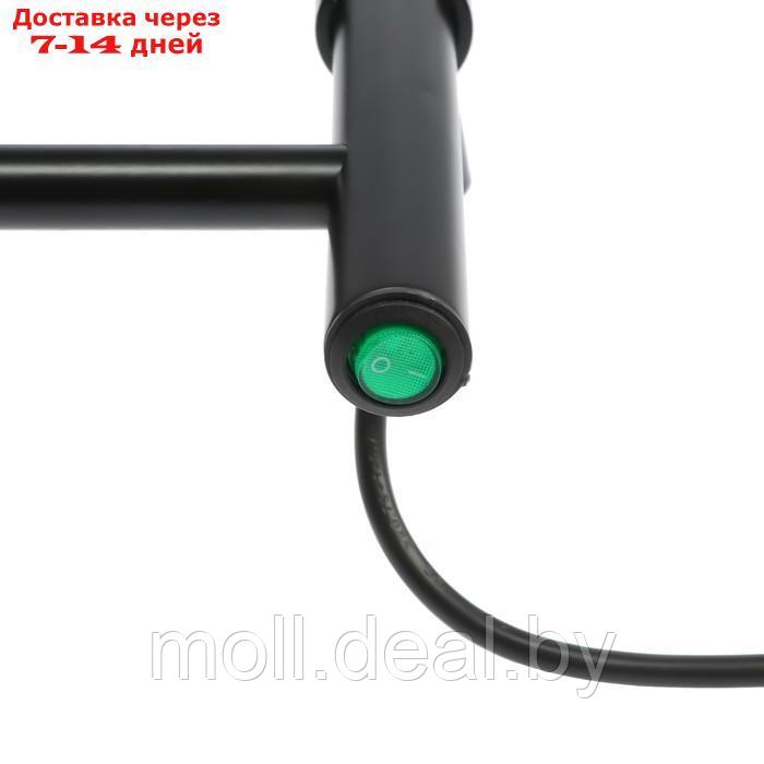 Полотенцесушитель электрический ZEIN "Классика", 500х800 мм, 6 перекладин, черный - фото 5 - id-p216349385