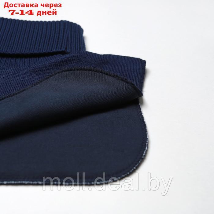 Манишка для мальчика, цвет синий, размер 50-52 - фото 2 - id-p216355344