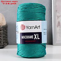 Пряжа "Macrame XL" 100% полиэстер 130м/250г (158 изумруд)