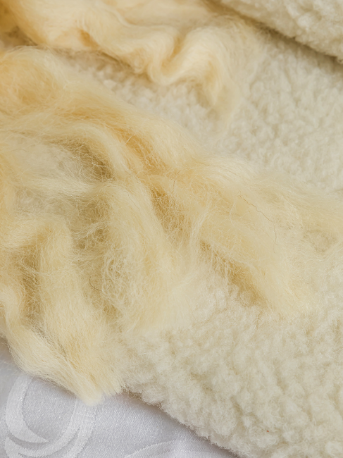 Одеяло детское двустороннее LANATEX из натуральной овечьей шерсти. Размер 110*140см - фото 8 - id-p216366781