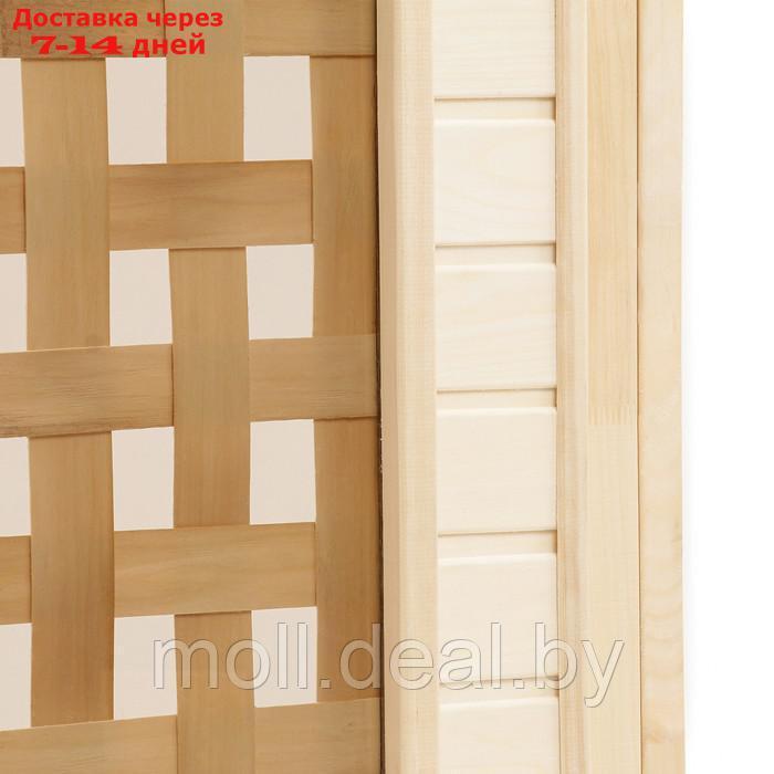 Дверь для бани и сауны стеклянная "Плетёнка", размер коробки 170х70 см, 4 мм - фото 6 - id-p216353575